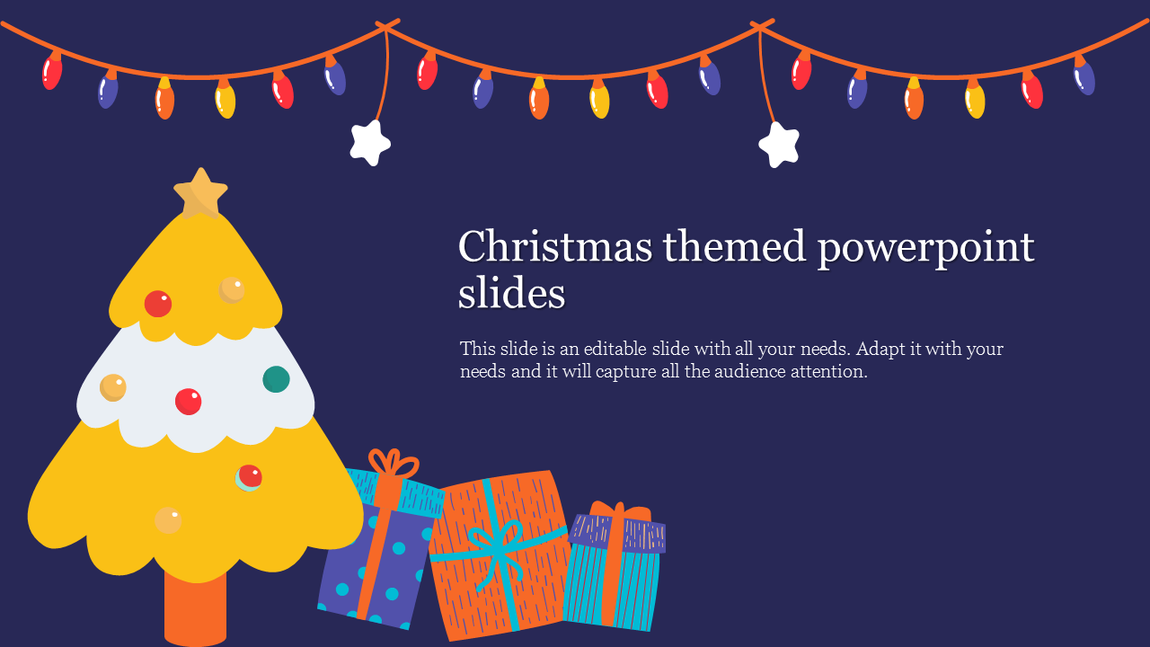 christmas themed powerpoint slides